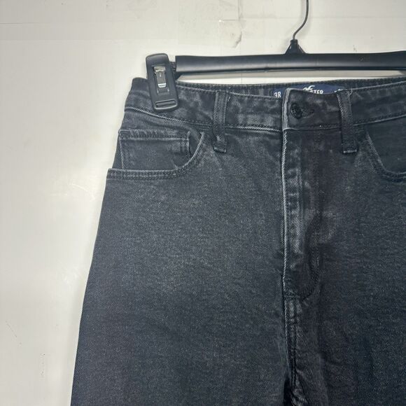 Hollister Women’s Ultra High-Rise Dad Jeans Size 3R W26 L31 Black - Picture 6 of 16